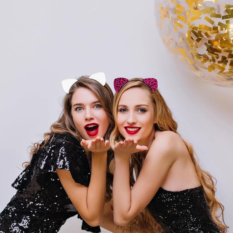 HIWIND Store Leopard Ears Cat Ears Headband Cheetah Ears Headband - Image 4